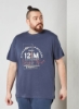 تی شرت نیروی دریایی چاپ لوگو سایز بزرگ