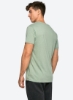 تی شرت آستین کوتاه گرافیکی سبز روشن