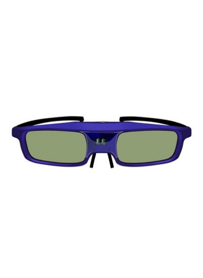 عینک شاتر فعال سه بعدی DLP بنفش/نقره ای