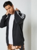 Essentials 3 Stripes Hoodie مشکی/سفید