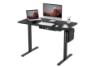 میز با قابلیت تنظیم ارتفاع برقی FLEXISPOT E1 Height Adjustable Electric Standing Desk with Desktop Two-Stage Heavy Duty Steel Stand up Desk Black Frame