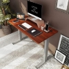 میز با قابلیت تنظیم ارتفاع برقی FLEXISPOT EG1 Essential Standing Desk 48 x 24 Inches with Splice Board Height Adjustable Desk Electric Sit Stand Desk Home Office Desks Vici