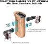 دسته چوبی دوربین DSLR مدل SmallRig Universal DSLR Camera Wooden Side Handle Grip with cold shoe for Cage