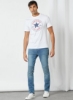 تی شرت کانورس چاک پچ اپتیکال سفید
