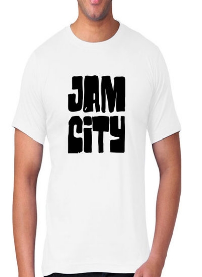 جم سیتی تی شرت آستین کوتاه سفید