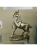 چراغ رومیزی اسب Ekon ساده و شیک و جذاب شکننده طلایی/سفید 68x29x45cm