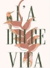 نقاشی بوم چاپ شده La Dolce Vita سبز/صورتی/قهوه ای 57*71*4.5 سانتی متر