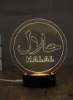 چراغ رومیزی سه بعدی ال ای دی چند رنگ چراغ رومیزی دکوراسیون خانه به سبک مسلمان حلال MSLC