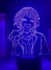 چراغ خواب سه بعدی چند رنگ lED Illusion Lamp انیمه My Hero Academia Lamp چراغ خواب LED Kyouka Jirou برای دکور اتاق خواب کودکان اسباب بازی مانگا گجت هدیه تولد میز رومیزی 7 رنگ/16 رنگ
