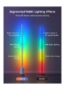 چراغ طبقه RGBIC لامپ گوشه مدرن تغییر رنگ Lyra با کنترل برنامه WiFi 64 حالت صحنه به علاوه حالت خلاقانه DIY Mode همگام سازی موسیقی چراغ کف LED برای اتاق بازی اتاق نشیمن اتاق خواب