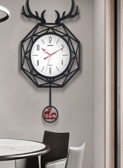دکور خانه اتاق نشیمن ساعت خلاقانه مدرن و ساده