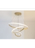 لامپ آویز مدرن حلقه های ال ای دی سقف دایره ای لوستر آویز