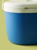جعبه یخ قابل حمل عایق برای استفاده در فضای باز آبی-سفید 28 لیتری