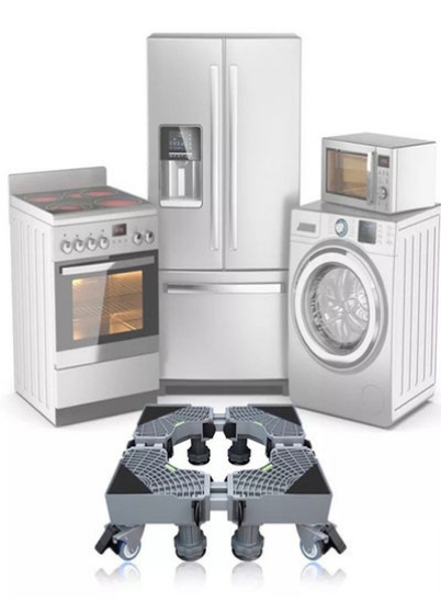 چرخ های پایه ماشین لباسشویی خاکستری