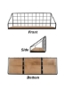 قفسه دیواری، قفسه دیواری آهنی طراحی ساده سازمان رک ذخیره سازی دیواری سازگار