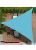 بلوک UV مثلثی سایه بادبان ضدآب در فضای باز برای پاسیو و باغ، چمن حیاط خلوت (118 &quot;X118&quot; X118، آبی دریاچه)