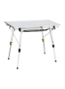 میز پیک نیک قابل حمل تاشو در فضای باز با پایه های آلومینیومی میز رول آپ قابل تنظیم ارتفاع