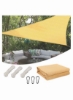 Agility Sun Shade Sail سایبان UV Block سایه بان ضد اشعه ماوراء بنفش با کیت تعمیر، حیاط روباز باغ حیاط خلوت آلاچیق استخر تراس (5×5 متر)