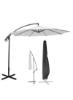 روکش چتر پوشش چتر پاسیو، روکش چتر افست پارچه ای آکسفورد 420D، ضد آب ضد پارگی با زیپ (280x30x81/45 سانتی متر)، برای چترهای گاردن در فضای باز 9 تا 11 فوتی