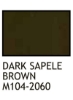 مینای لاک رنگی موهاوک قهوه ای تیره ساپله M104 2060 اسپری لاکی ممتاز برای خشک شدن سریع چوب