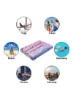 حوله ساحلی میکروفایبر بزرگ Mermaid، SYOSI Pink Cute Marmaid Scales، حوله های مسافرتی زنانه سریع خشک کن برای شنای ورزشی یوگا، بدون شن و ماسه، مناسب برای کمپینگ در فضای باز، سالن بدنسازی، استخر 30 × 60 اینچ