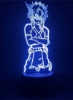 چراغ تزئینی Saiki K Anime3D Illusion چراغ رومیزی شبانه هدیه کریسمس، چراغ رومیزی 16 رنگی با قابلیت کاهش نور با کنترل از راه دور، Chri. (رنگ: My Hero Academia)