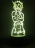 چراغ تزئینی Saiki K Anime3D Illusion چراغ رومیزی شبانه هدیه کریسمس، چراغ رومیزی 16 رنگی با قابلیت کاهش نور با کنترل از راه دور، Chri. (رنگ: My Hero Academia)