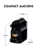 قهوه ساز Inissia 1000 ml 1260 W D40-ME-BK-NE4 مشکی