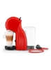 قهوه ساز NESCAFÉ Dolce Gusto Piccolo XS برای اسپرسو و نوشیدنی های دیگر مشکی 0.8 L 1600 W EDG210.R قرمز/مشکی
