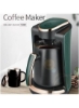 دستگاه قهوه ساز ترکی اتوماتیک قابل حمل | ظرفیت 4 فنجان (250ml) | قهوه ساز آسان برقی برای خانه و کافه اداری - گرین