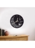 طراحی ساعت دیواری سه بعدی به سبک اسلیمی سه بعدی برای اتاق نشیمن اتاق خواب دفتر مشکی