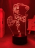 3D Night Light انیمه ژاپنی Illusion LED Decor Lamps انیمیشن 3D Lamp Attack on Titan Levi Ackerman برای دکوراسیون اتاق خواب سبک کودکانه هدیه حمله به Titan LED Night Light Levi