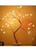 چراغ شب چراغ درختی COOLBABY با دکمه لمسی، 36 دانه مروارید ال ای دی چراغ های پری تزیینات اتاق کودک و چراغ خواب درختی با برق USB و چراغ رومیزی برای اتاق کودک، کریسمس