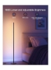 چراغ طبقه هوشمند چراغ کف LED RGBIC با 16 میلیون رنگ DIY و 58 حالت صحنه با همگام سازی موسیقی الکسا Google Assistant کار می کند چراغ طبقه مدرن برای اتاق بازی اتاق نشیمن اتاق خواب
