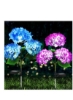 چراغ‌های خورشیدی در فضای باز دکوراتیو گل‌های ال‌ای‌دی ضدآب و واقع‌گرایانه برای حیاط خلوت آبی بنفش 2 بسته