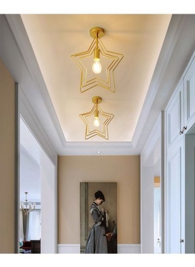 چراغ سقف آهنی خلاقانه مدرن برای نورپردازی سقف بالکن اتاق نشیمن اتاق خواب