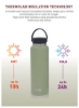 بطری آب عایق با 2 درب - 1200 میلی لیتر سبز جنگلی