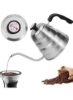 روی کتری قهوه با دماسنج ثابت نقره ای 1.2 لیتری بریزید