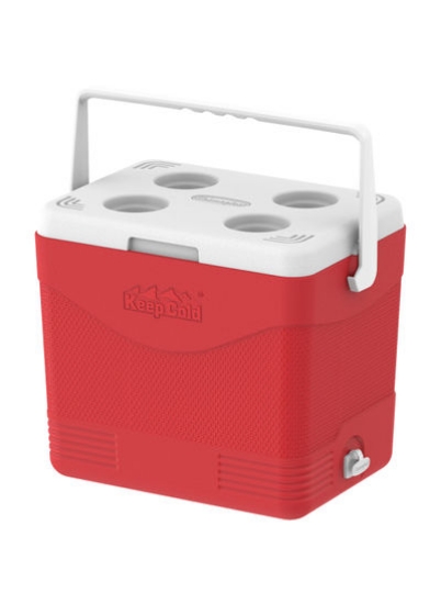 جعبه یخ پیک نیک 24 لیتری KeepCold قرمز/سفید