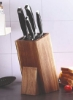 جای چاقو چوبی، جای چاقو، ظرفیت بزرگ، قفسه نگهداری و قرار دادن چاقو چند منظوره خانگی آشپزخانه