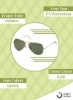 عینک آفتابی مردانه محافظ UV-Aviator - اندازه لنز: 58 میلی متر