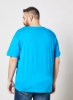 تی شرت آبی سایز بزرگ Essential