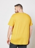 چاپ لوگوی سایز بزرگ تی شرت زرد