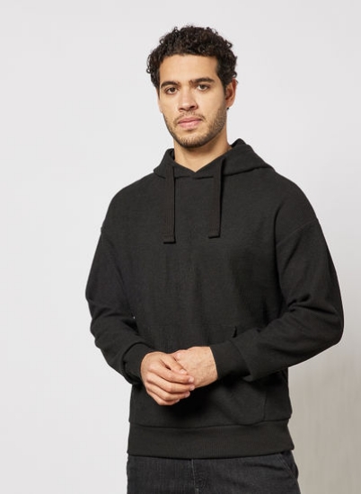 کانگورو جیبی هودی مشکی