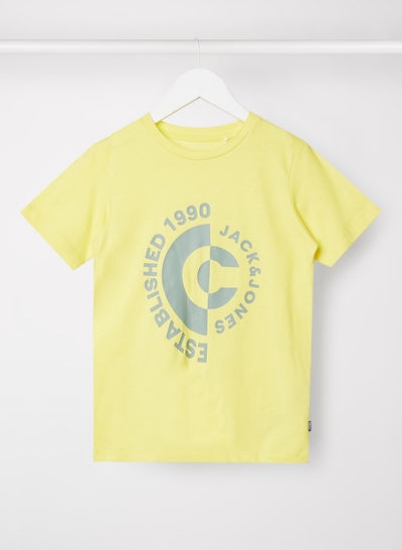 تیشرت چاپ لوگو زرد