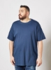 تی شرت آستین کوتاه سایز بزرگ (بسته 2 عددی) سرمه ای/خاکستری