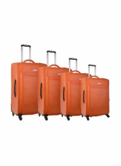 ست چمدان مسافرتی 4 تکه نارنجی