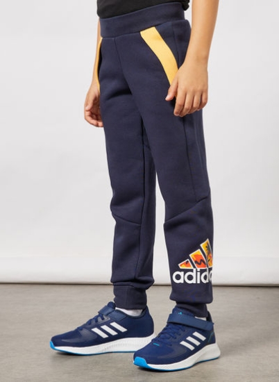 بچه ها لوگوی Fleece Joggers Navy