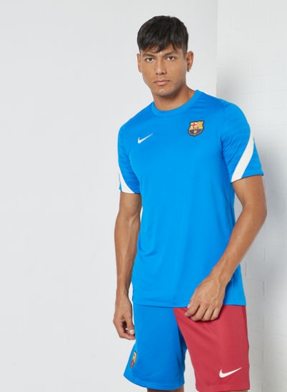 FC Barcelona Strike Football Jersey Blue