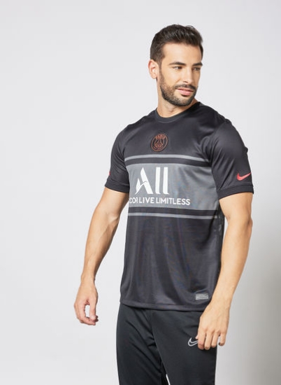 پیراهن فوتبال مشکی ورزشگاه 2021/22 پاری سن ژرمن سوم Dri-FIT